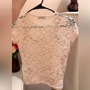 Hollister lace shirt